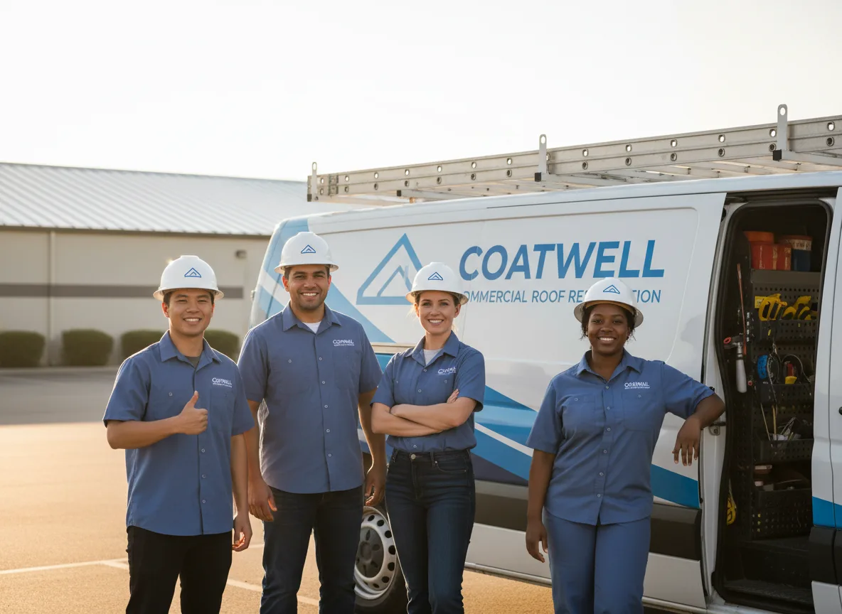 Commercial roof coating company in Moyers, OK